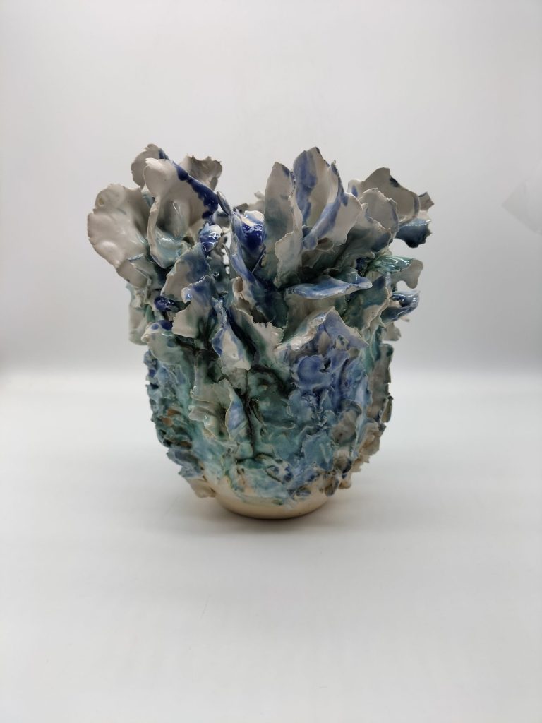 Pit Fired ceramic vessel - 27 cm x 13 cm