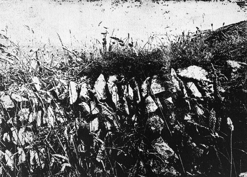 Stone hedge, North Cornwall £380, framed paper lithograph