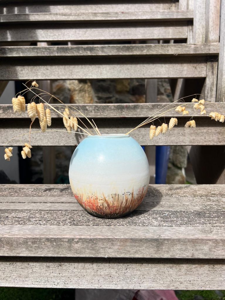 Autumn Porcelain Vase