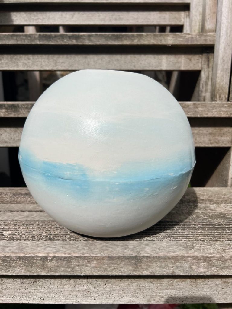 Large Porcelain Spherical Vase