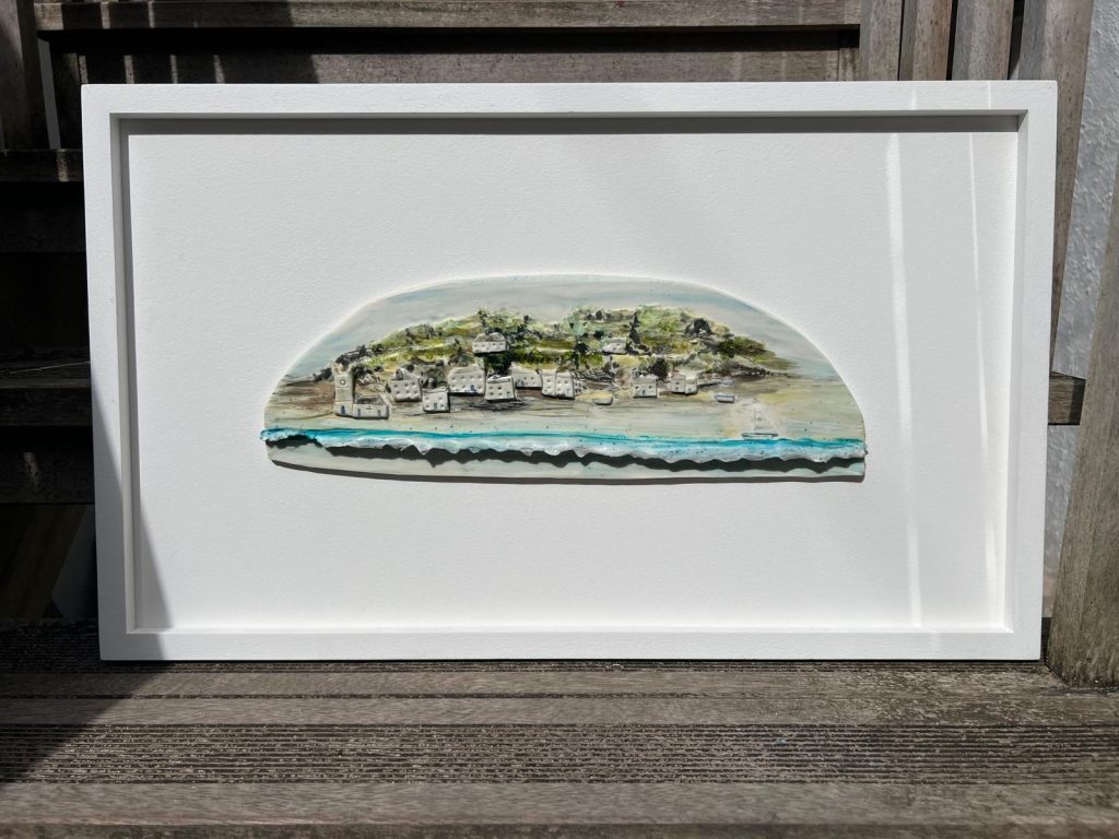 Hidden Cove - Porcelain Painting 