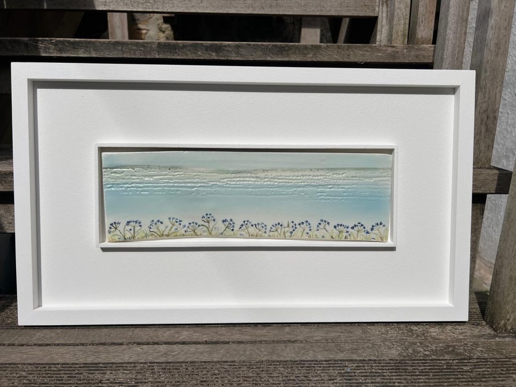 Agapanthus -Porcelain Painting 