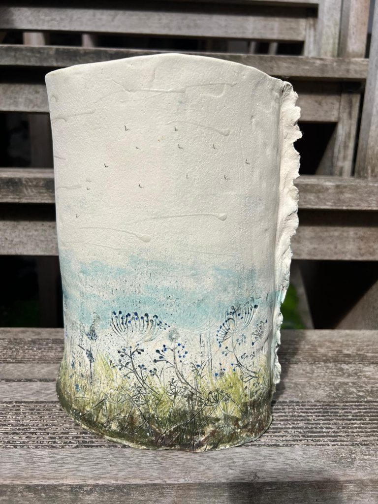 Freeform Porcelain Vase